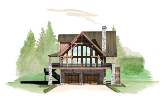 Wolf Pack Lodge - Natural Element Homes